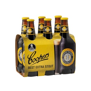 Picture of Coopers Extra Stout 6pack Bottles 375ml