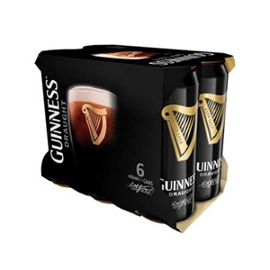 Picture of Guinness Irish Draught Stout 6pack Cans 440ml