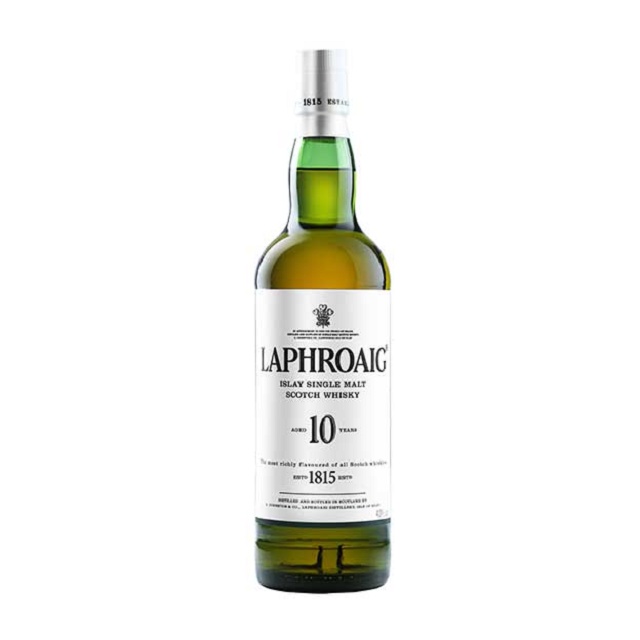 Laphroaig 10-Year-Old Islay Single Malt Scotch Whisky