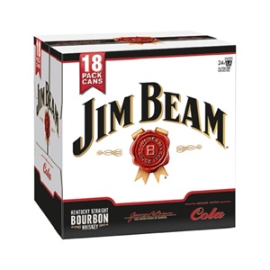 Picture of Jim Beam Bourbon & Cola 18pk Cans 330ml