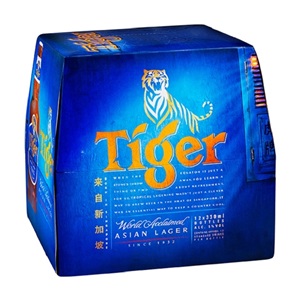 Picture of Tiger Lager Beer 12pk btls 330ml