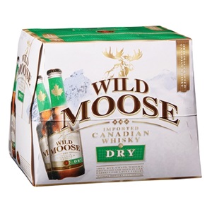 Picture of Wild Moose Canadian Whisky n Dry 12pk Btls 330ml