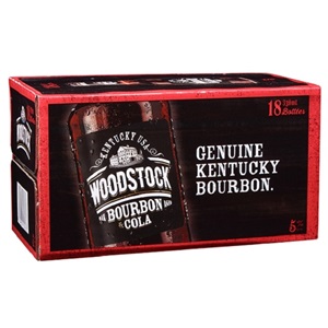 Picture of Woodstock 4.8% Bourbon & Cola 18pk Bottles 330ml