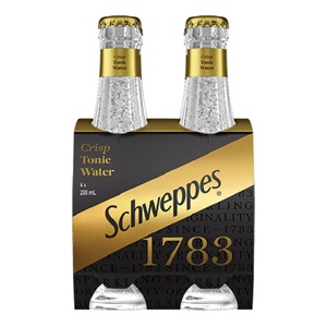 Picture of Schweppes 1783 Crisp Tonic 4pk Bottles 200ml