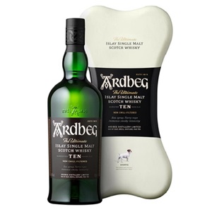 Picture of Ardbeg 10YO Scotch Whisky Ardbone Gift Tin 700ml