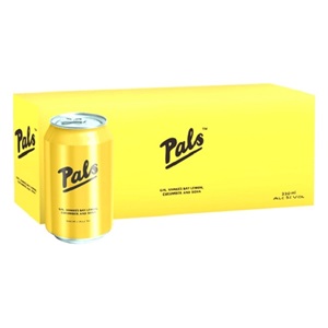 Picture of Pals Gin lemon, Cucumber & Soda 10pk Cans 330ml