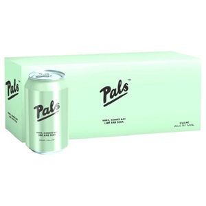 Picture of Pals Vodka Lime & Soda 10pk Cans 330ml