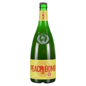 Picture of HBBC Peach Bomb 5% 620ml Single Bottle