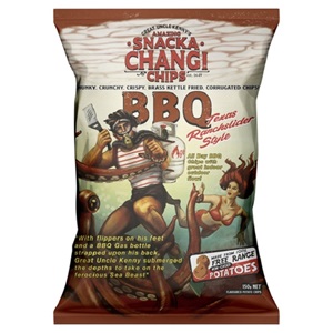 Picture of Snackachangi BBQ Chips 150GM