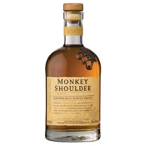 Monkey Shoulder Blended Malt Scotch Whisky 750 ml Light up Bottle