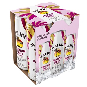 Picture of Malibu Passionfruit 4pk Cans 250ml