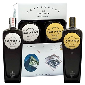Picture of Scapegrace 'The Two Pack' Original + Gold NZ Gin 2x200ml