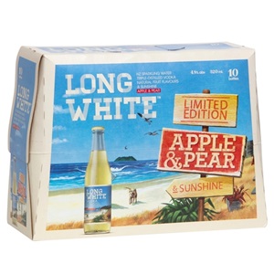 Picture of Long White Vodka Apple & Pear 10pk Bottles 320ml