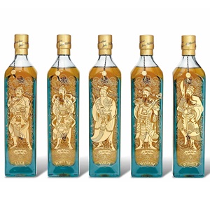 Picture of Johnnie Walker Blue Label Limited Edition Five Gods of Wealth 5x1 Litre