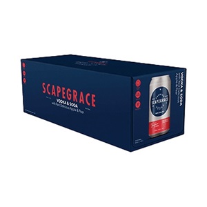 Picture of Scapegrace Vodka, Soda, Apple & Pear 10pk Cans 330ml