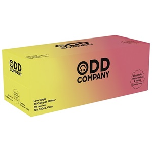 Picture of ODD Co Vodka Pineapple Watermelon 10pk Cans 330ml