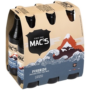 Picture of Mac's Free Ride PaleAle 6pk Bottles 330ml