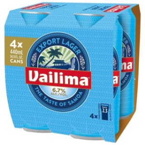 Picture of Vailima Strong 6.7% 6x4pk Cans 440ml