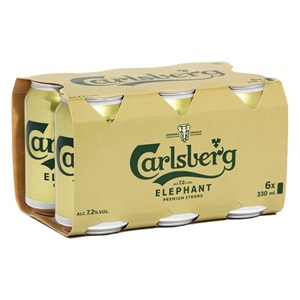 Picture of Carlsberg Elephant 7.2% 6pack Cans 330ml