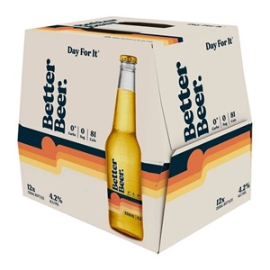 Picture of Better Beer Zero Carb 12pk Bottles 330ml