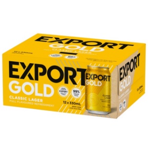Picture of Export Gold 12pk Cans 330ml