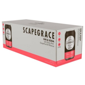 Picture of Scapegrace Gin, Grapefruit & Hibiscus 10pack Cans 330ml