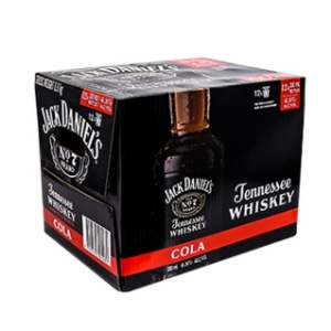 Picture of Jack Daniels & Cola 12pk Btls 330ml