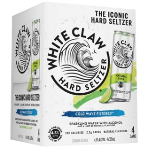 Picture of White Claw Natural Lime 4pk Cans 355ml