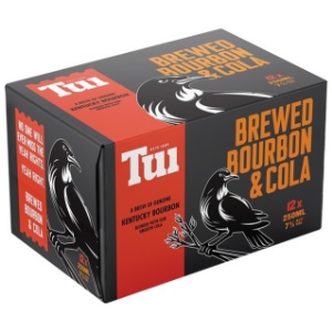 Picture of Tui Bourbon n Cola 7% 12pk Cans 250ml