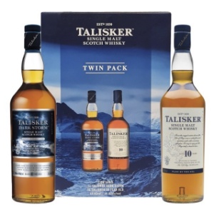 Talisker 10YO Single Malt 1000m + Talisker Dark Storm 1000ml Gift Pack