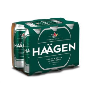 Picture of Haagen Lager 6pk Cans 440ml