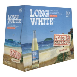 Picture of Long White Peach & Pineapple 10pk Bottles 320ml