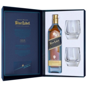 Picture of Johnnie Walker Blue Label n HIgh Ball Glasses Gift Pack 750ml