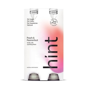 Picture of Hint Vodka Peach Passion 4pk Bottles 250ml