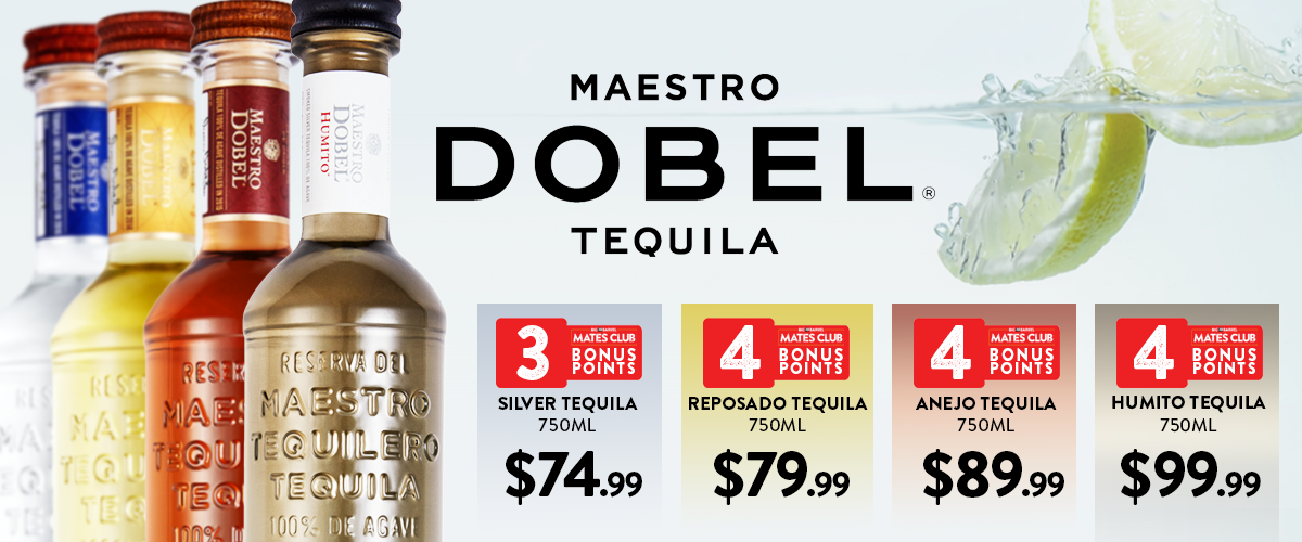 Maestro Dobel tequila special with bonus points