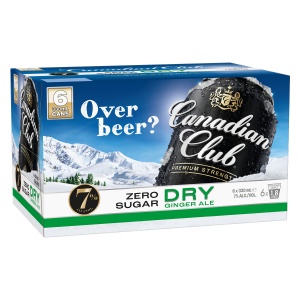 Picture of Canadian Club n Dry 7% 6pk Cans 330ml